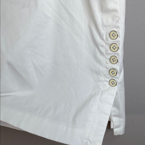 White House Black Market White Pencil Skirt Knee-Length Casual - Picture 6 of 15